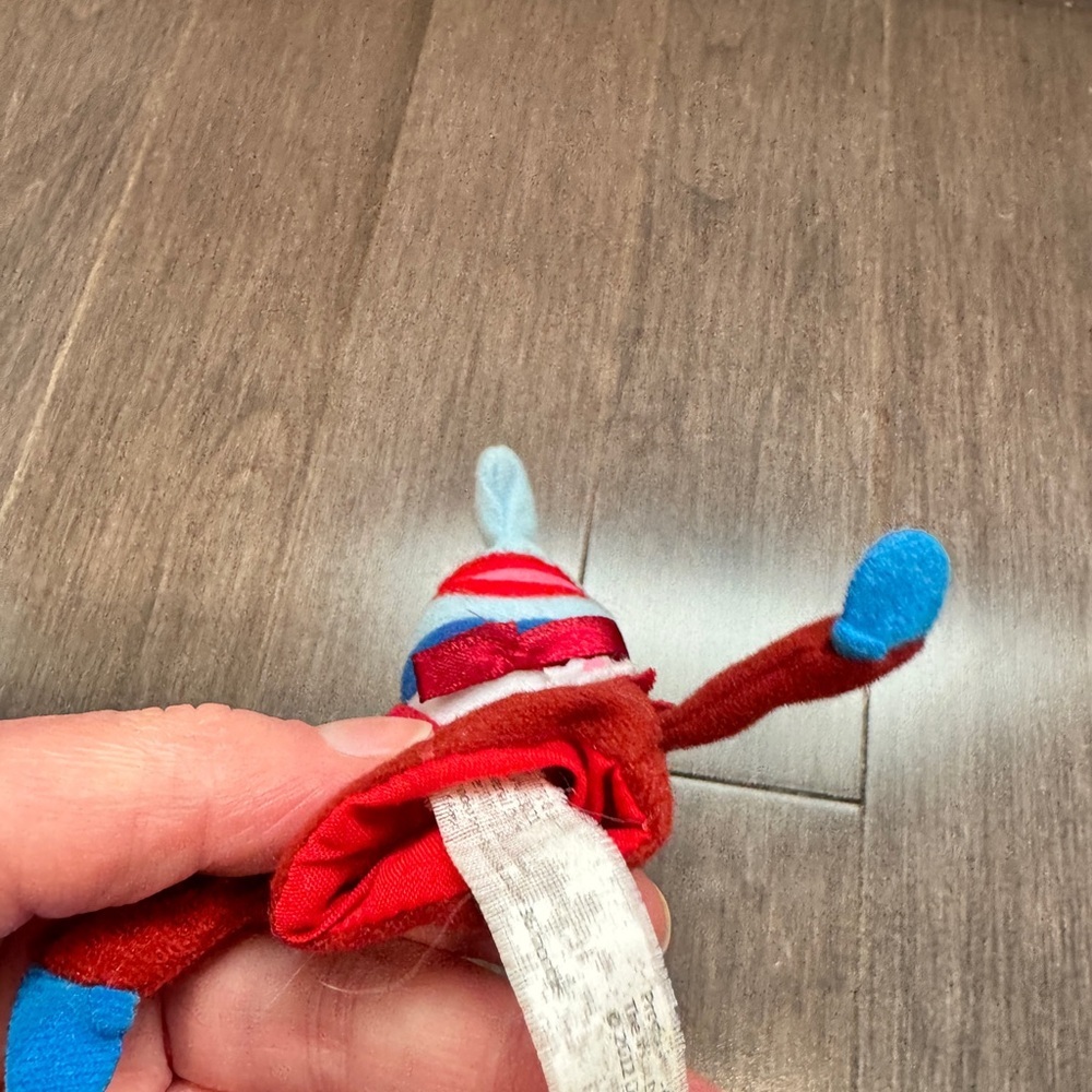 VINTAGE The Muppets Gonzo Red and Blue Stuffed Animal Toy Finger Puppet Kids - Picture 4 of 7